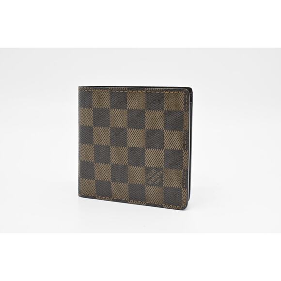 Louis Vuitton Marco Wallet DE Damier Ebene Canvas Excellent Condition Authentic - Picture 1 of 15